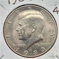 1983-P Kennedy Half Dollar Low Mintage