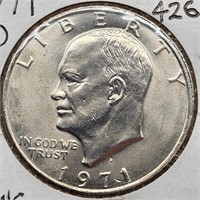 1971-D Ike Dollar UNC