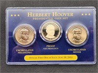 3 Pc Herbert Hoover Set