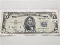 1953 $5 Silver Certificate