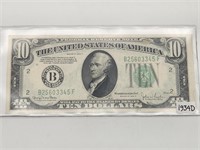 1934D $10 Federal Reserve Note