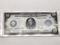 1914 $10 Federal Reserve Note