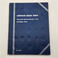 1941-1974 Lincoln Cent Album 88 Pcs.