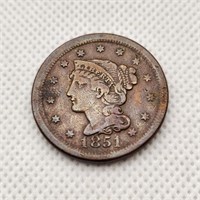 1851 Large Cent