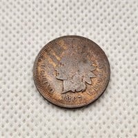 1867 Indian Head Cent