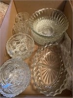 Glassware, bowls, divided dish,cups, plates and