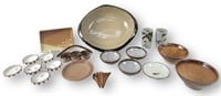 (26) Assorted Japanese Pottery Serving Dishes