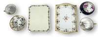 Group of Marked Nippan Porcelain & Limoges Tray