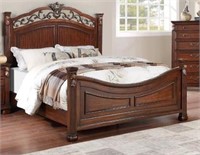CALI KING Esofastore Royal Classic Traditional Bed