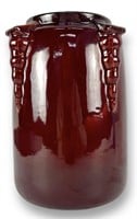 Roseville Pottery Topeo Vase in Maroon