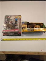 Kids toys. PBR Bull rider& 2 moose figures