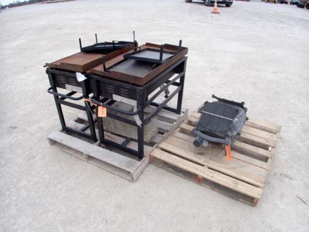 Qty Of (2) 4 Burner Propane 36 In. Griddles