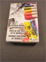 Distress crayon watercolor kit 21 pieces