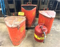 LOT FLAMMABLE STORAGE CONTAINERS & GAS CAN
