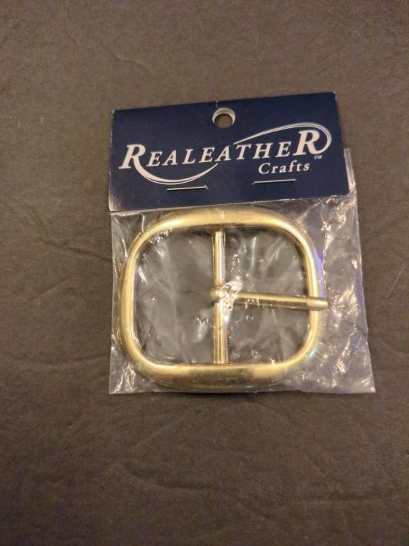 Realeather Crafts 3l belt buckle NIB