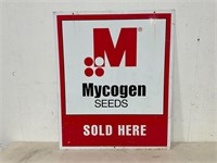 Metal Mycogen Seed Sign
