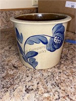 BBP Beaumont Brothers Pottery Hand Painted Crock