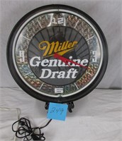 Miller MGD Neon Beer Light