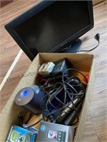 Mixed box includes vintage E solitaire handheld