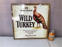 Wild Turkey Metal Sign