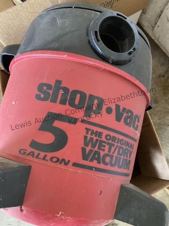 5 gallon wet dry shop vac
