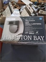 Hampton Bay LED wall lanterns small exterior