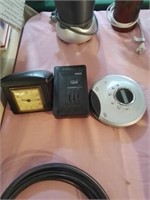 Prove of 3 electronics including a travel alarm