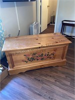 Cedar Hope chest approximate measurements are 45