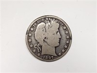 1897 Silver Half Dollar