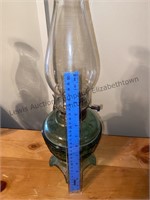 Oil lamp that has been converted to an electric