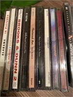 Stack of over 20 CDs, rock, country