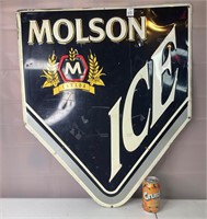 Molson Ice Metal Sign