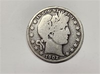 1902-S Silver Half Dollar