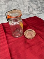 Vintage Hinged Lid Canning Jar