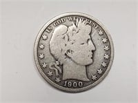 1900-O Silver Half Dollar