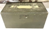 Vintage German Carbon Dioxide Detector Wood Box