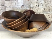 Wood Bowls and More 14” and Smaller