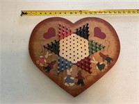 Heart Shaped Chinese Checkers board
