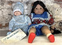 (2) Porcelain Dolls 20” and Smaller : Kayla