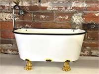 Bathtub Planter 17” x 8” x 15”  (Metal)