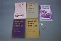 (5) Girl Scout songbooks 1939-1990