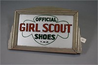 Framed Official Girl Scout Shoe Sign