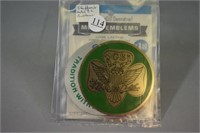(3) Girl Scout Metal Emblems