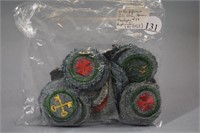 (45) Gray Green badges