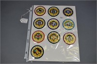 (10) Senior Girl Scout Interest patches 1963-1974