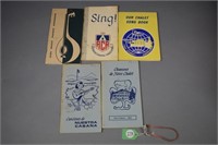 (5) Pocket songbooks 1956-1973