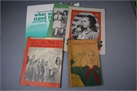(6) Books & Pamphelets on Girl Scouts 1941-2001