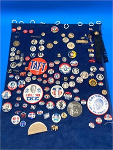 Political Pin Display
