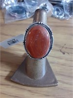 Mukaite size 6 ring German Silver New