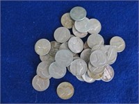 40pc Vintage US Jefferson Nickels